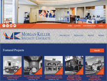 Tablet Screenshot of mkspecialtycontracts.com